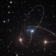 Artist depiction of the three stars orbiting Sgr A* (Image: ESO/M Parsa/L. Calçada)